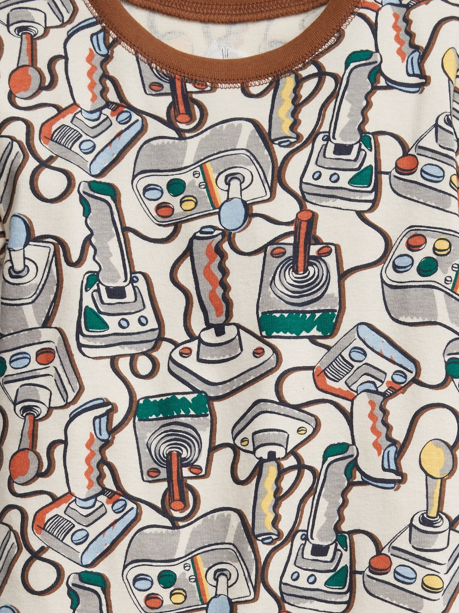 Kids organic cotton space pj set gap