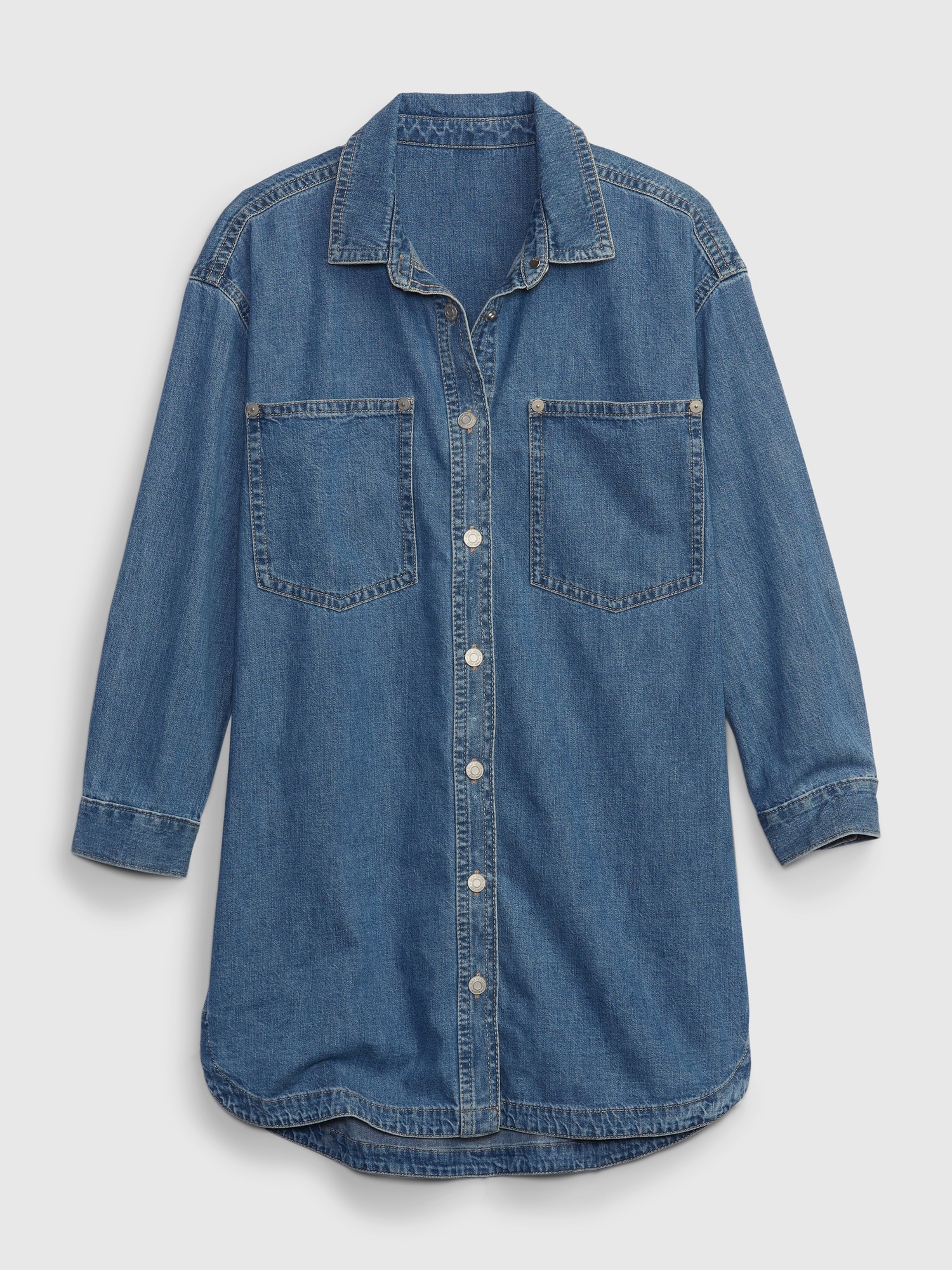 Kids Denim Shirtdress