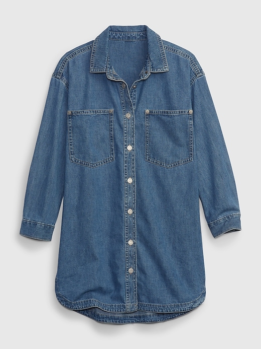 Kids Denim Shirtdress