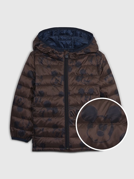 babyGap &#124 Disney 100% Recycled Mickey Mouse Lightweight Puffer Jacket