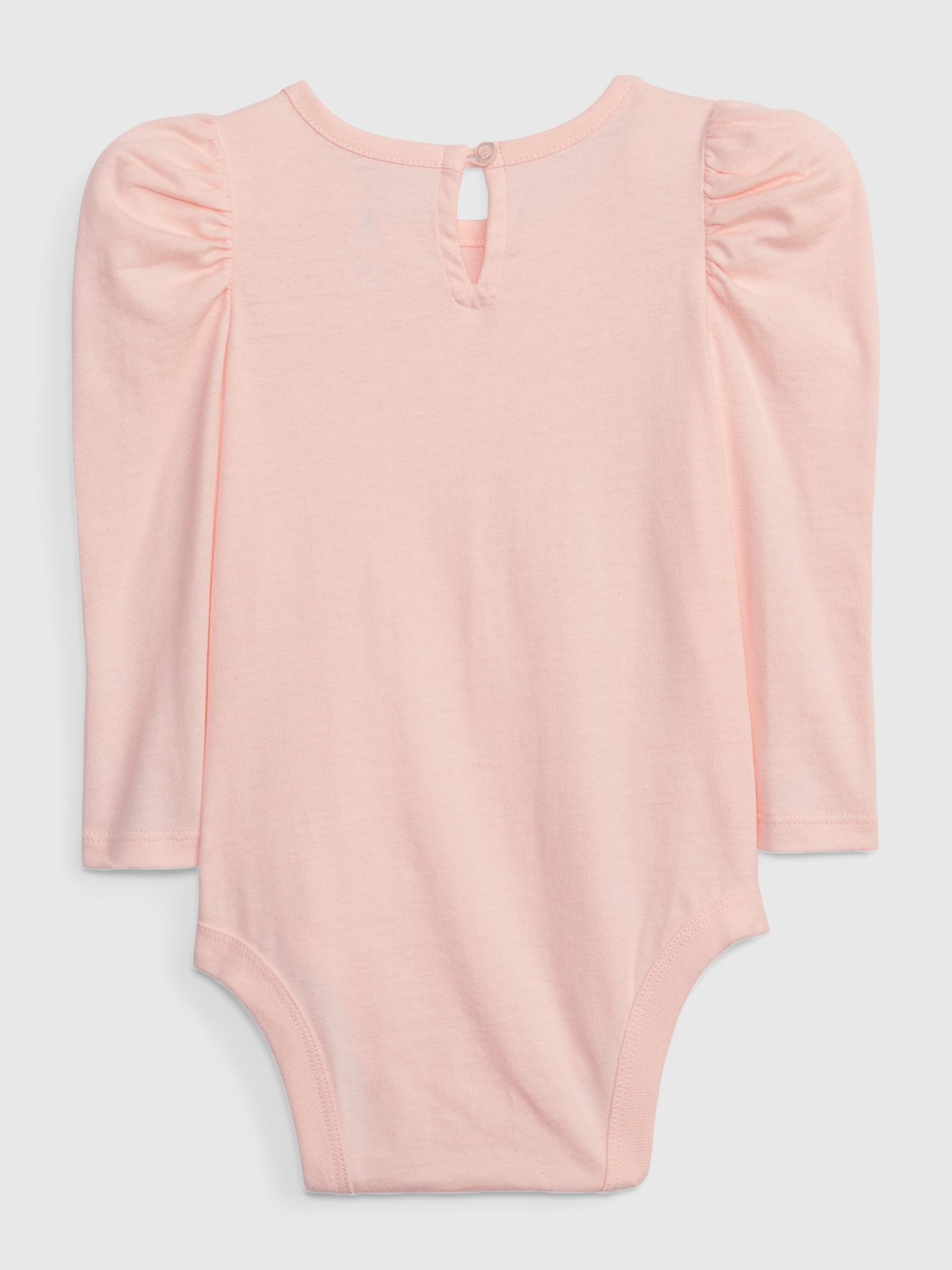 Baby 100 Organic Cotton Mix and Match Puff Sleeve Bodysuit Gap
