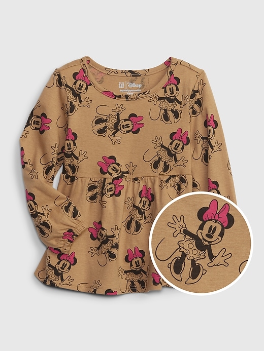 1 of 8 showing, with the color minnie mouse of product babyGap &#124 Disney 100% Organic Cotton Mix and Match Minnie Mouse Top
