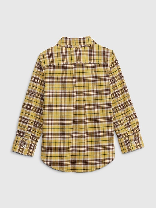 View large product image 2 of 3. Toddler Plaid Oxford Shirt