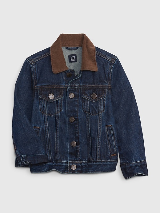 Image number 1 showing, Toddler Icon Denim Jacket with Washwell