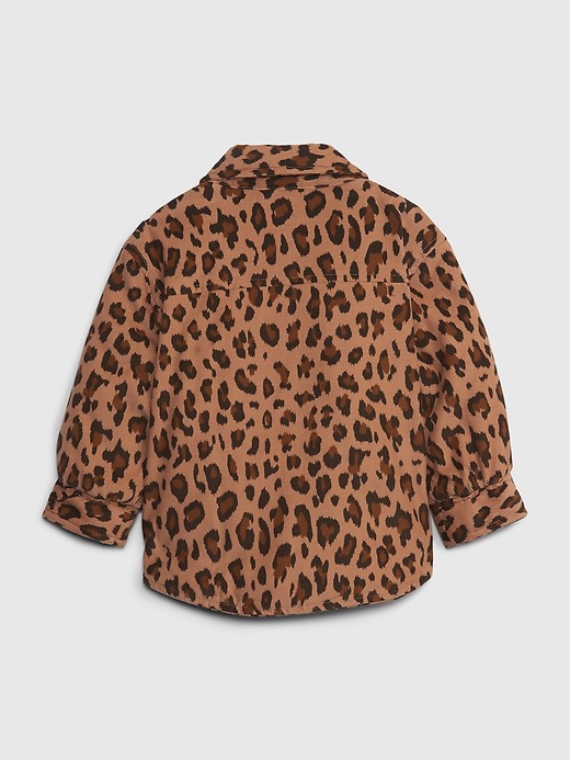 Baby Leopard Shirt Jacket