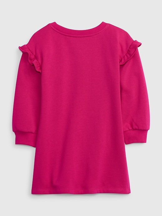 Toddler Ruffle Sweatshirt Dress