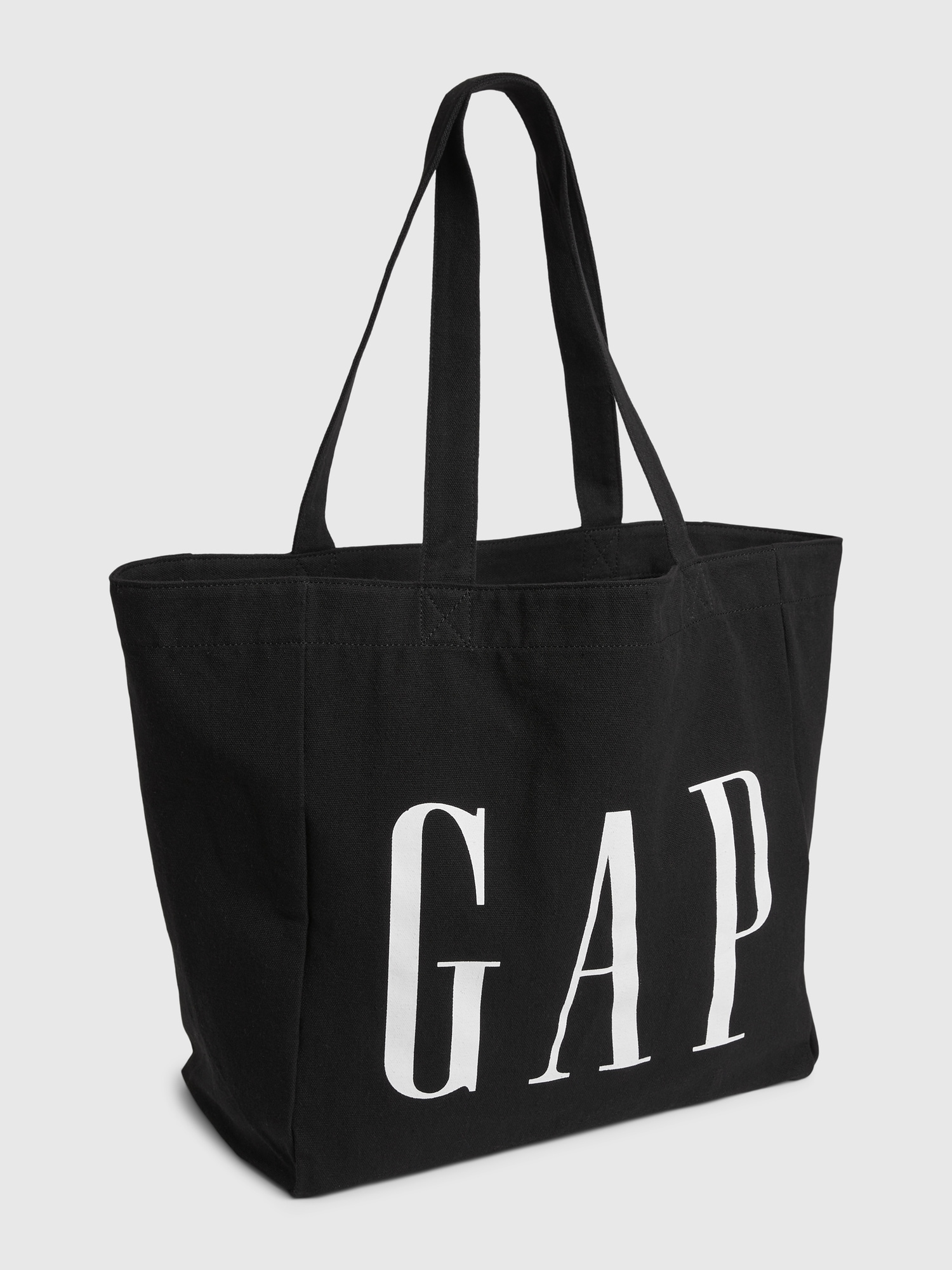 large graphic logo tote satchel