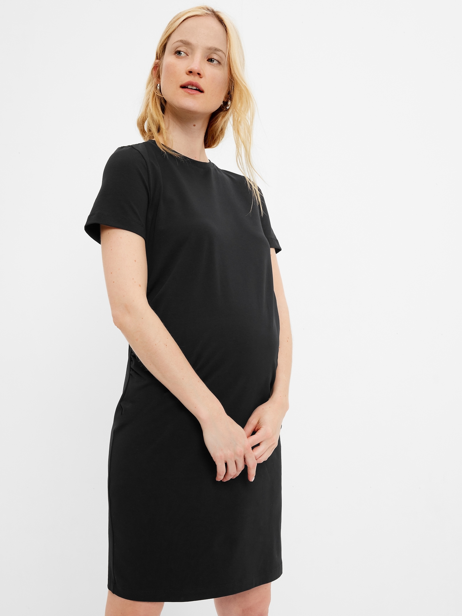 maternity shirt dress