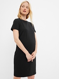 Maternity Ruched T-Shirt Dress