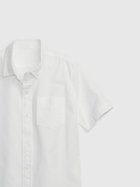 Kids Organic Cotton Uniform Oxford Shirt