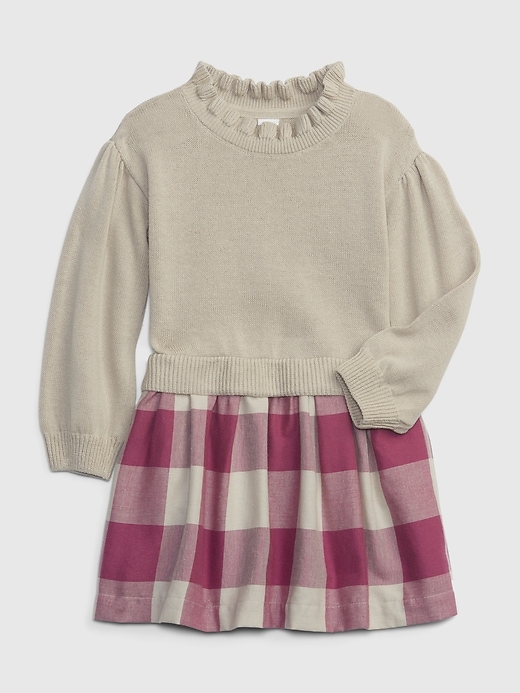 Image number 1 showing, Toddler 2-in-1 Sweater Dress