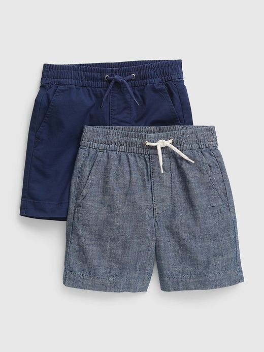 Image number 2 showing, Toddler Easy Pull-On Shorts (2-Pack)