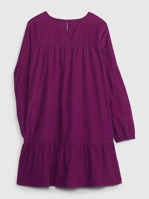 Image number 2 showing, Kids Tiered Corduroy Dress