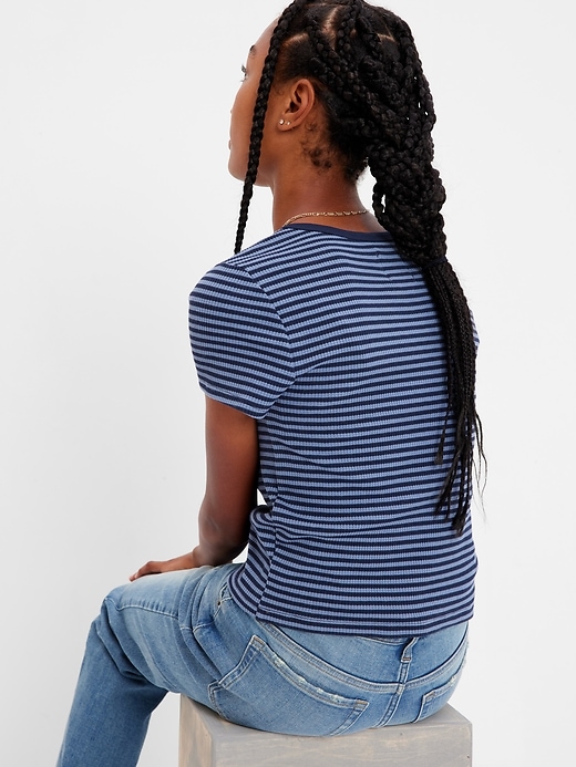 Image number 2 showing, Teen Waffle T-Shirt