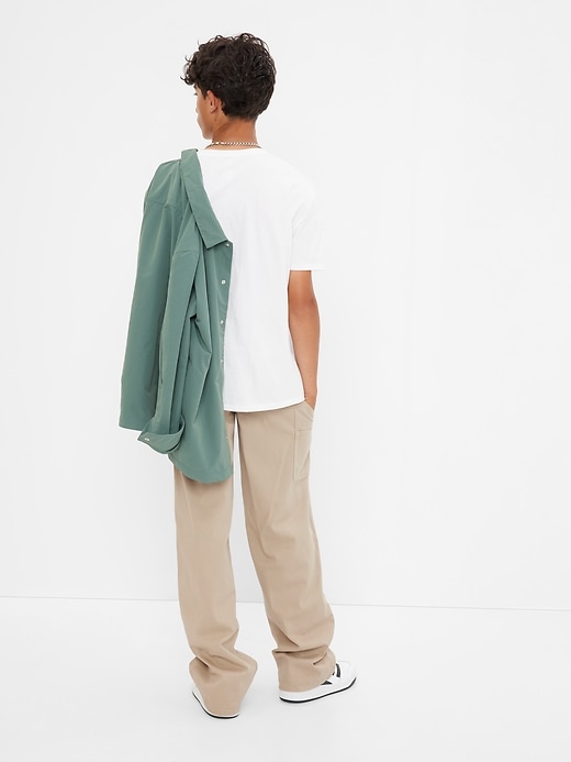 2 of 8 showing, with the color khaki of product Teen Carpenter Pants