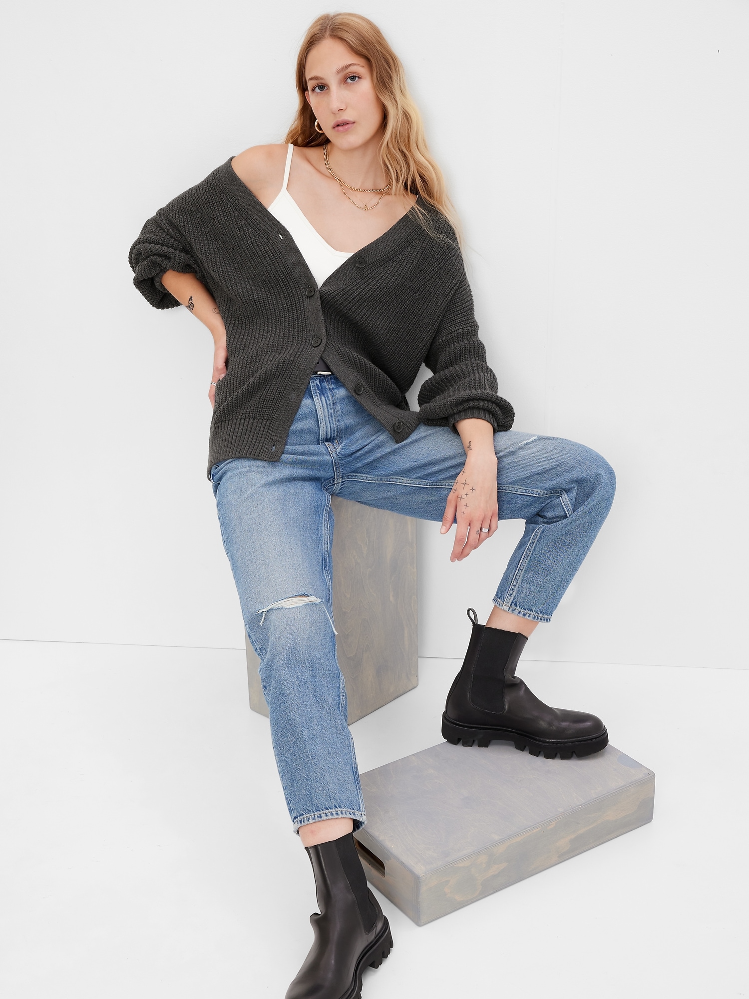 Gap boyfriend deals cardigan