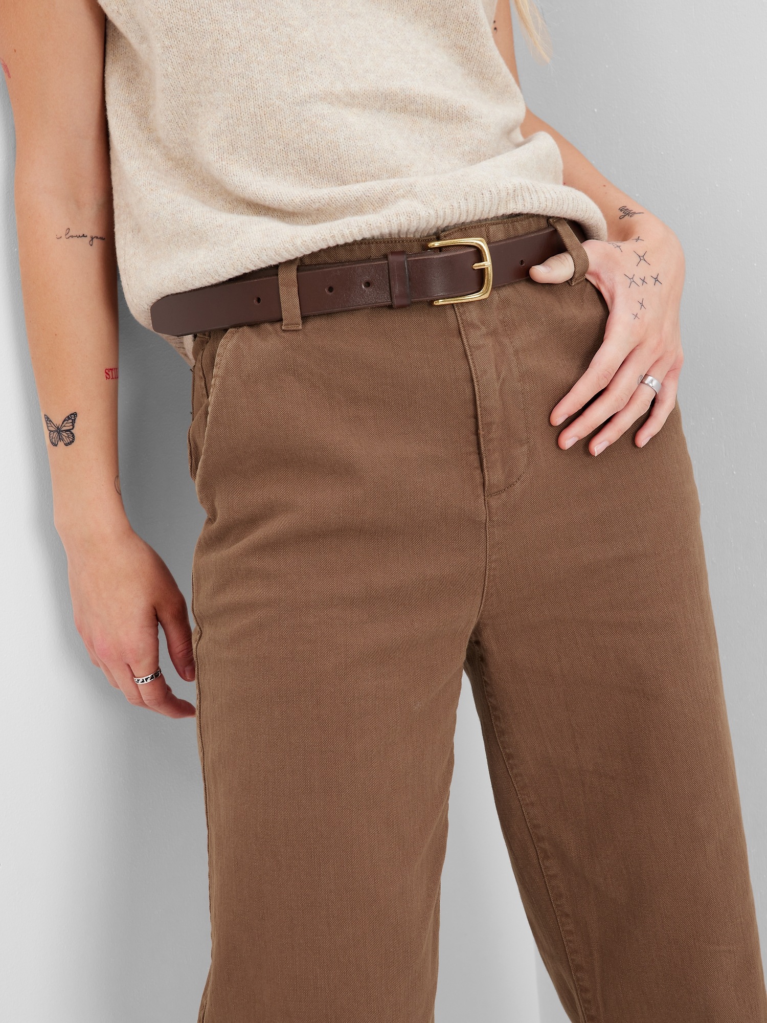 Loose Khakis with Washwell | Gap