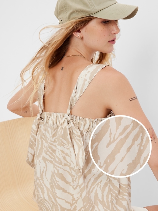 Image number 8 showing, Tie-Back Babydoll Tank Top