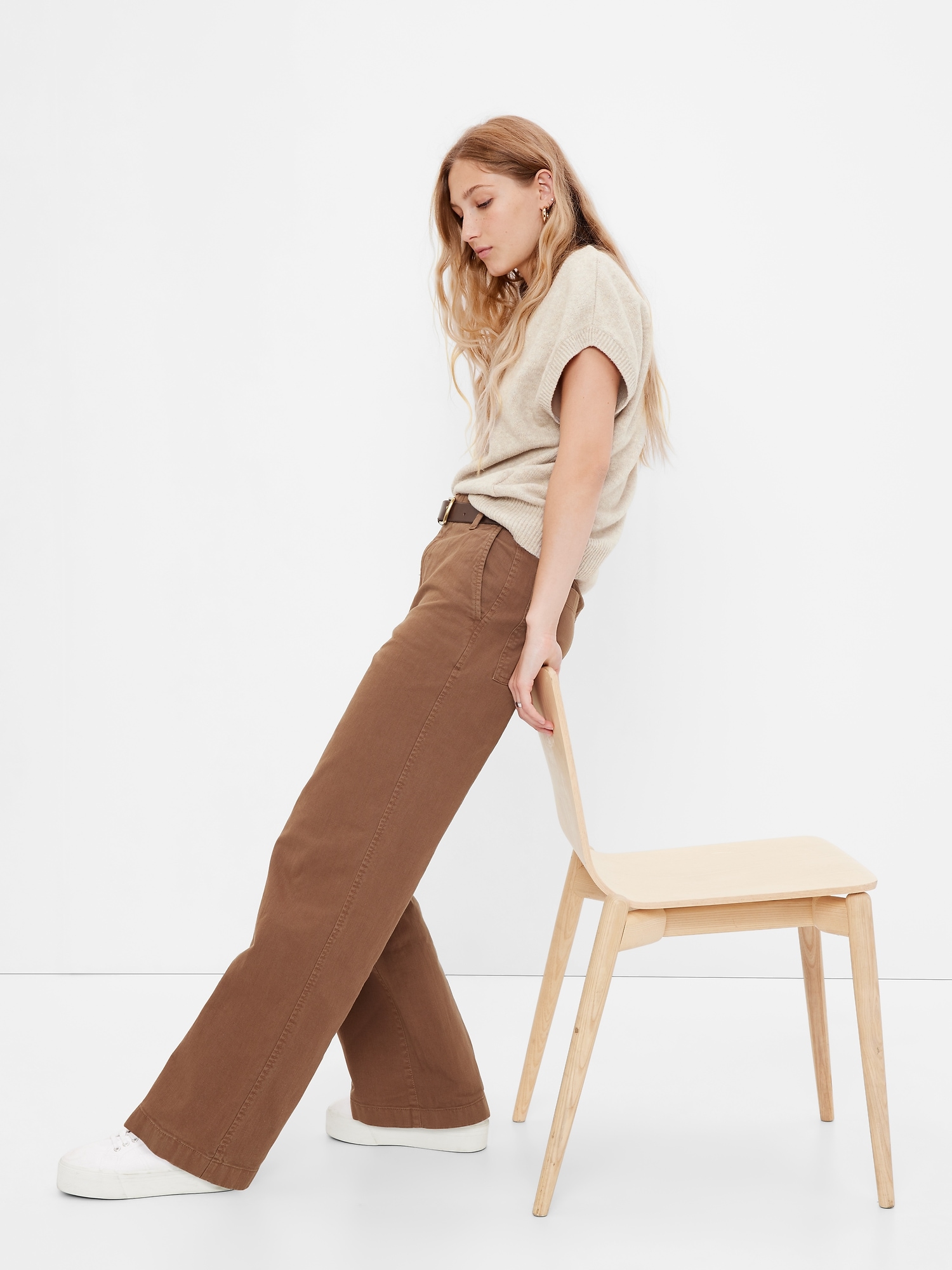 Loose Khakis with Washwell | Gap