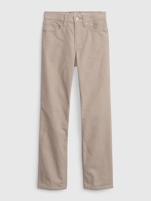 1 of 8 showing, with the color beige of product Kids High Rise '90s Loose Jeans