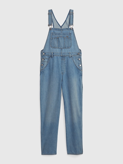 Image number 6 showing, '90s Loose Overalls with Washwell