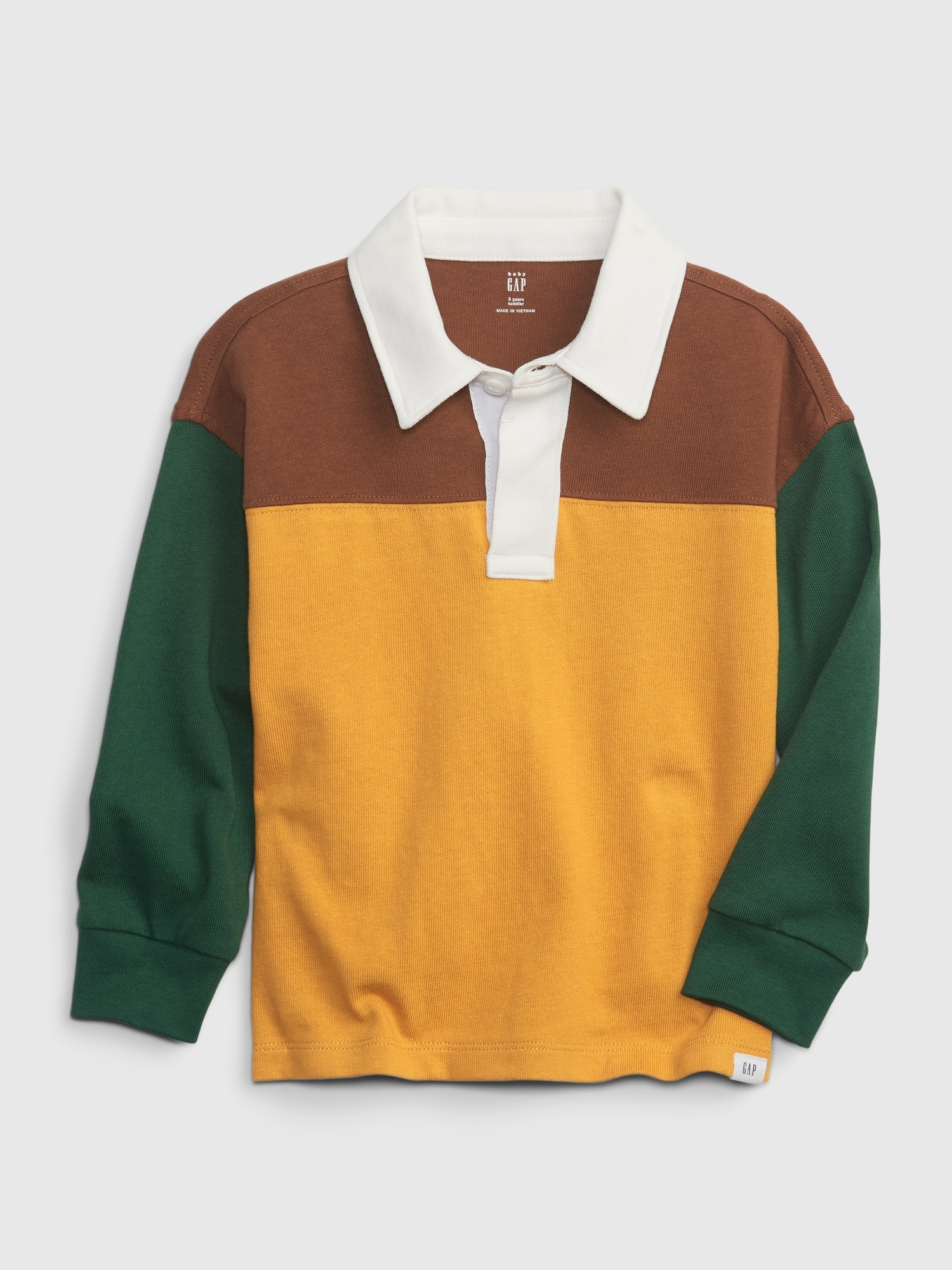 Toddler Colorblock Rugby Polo Shirt Gap