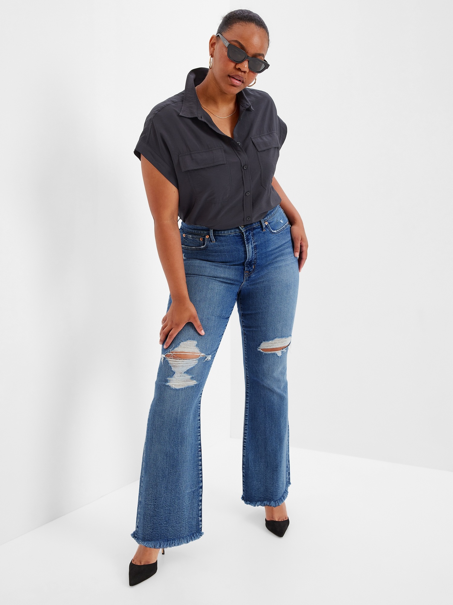 gap high rise flare