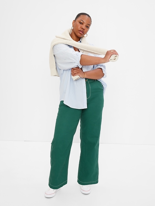 Image number 8 showing, High Rise '90s Loose Carpenter Pants with Washwell