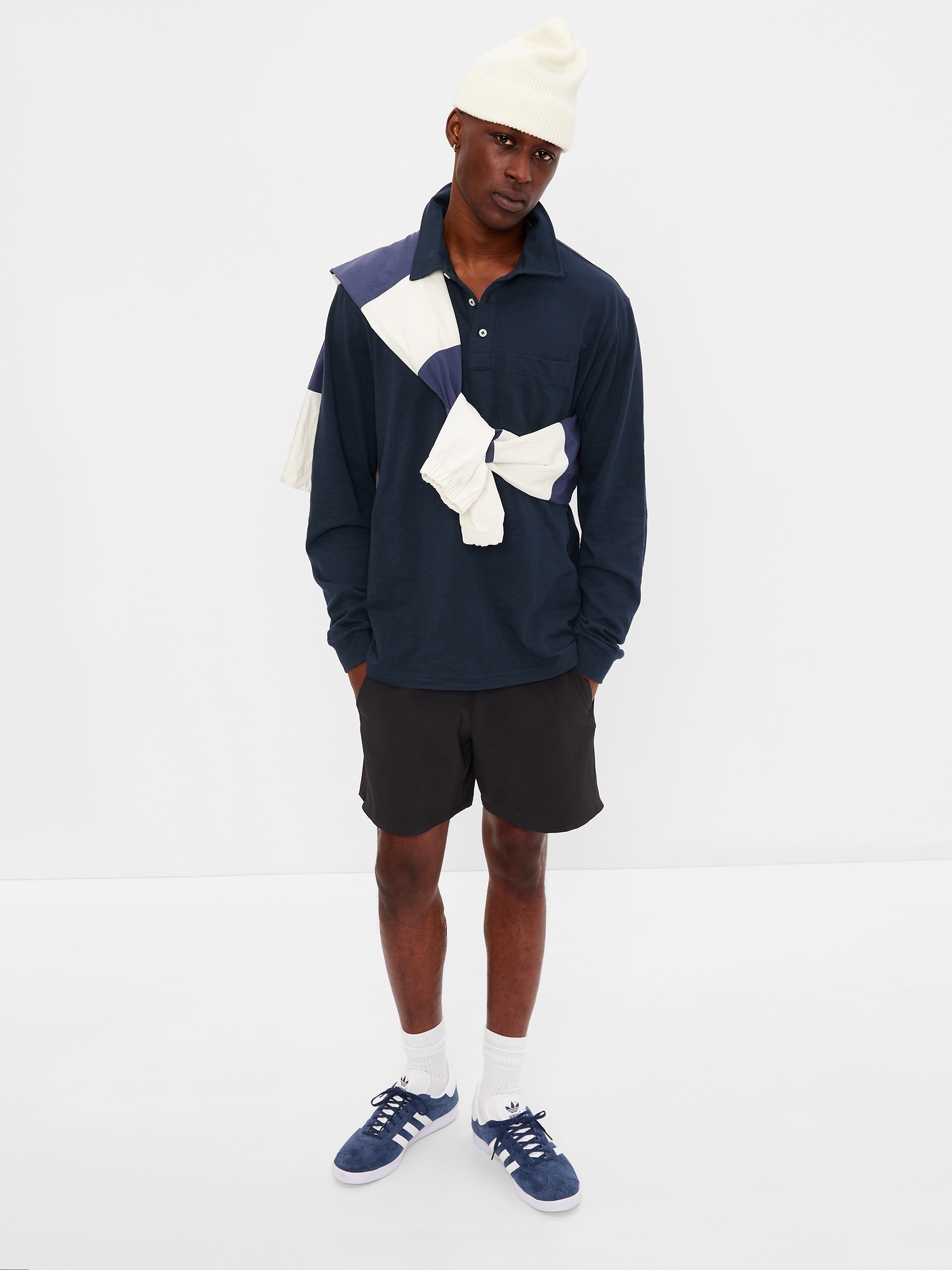 Slub Pocket Polo Shirt