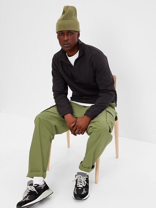 Image number 1 showing, GapFit Tech Fleece Half-Zip Pullover