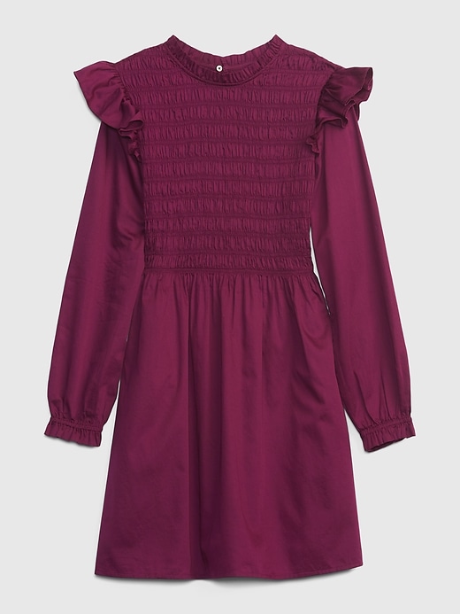 Image number 6 showing, Smocked Ruffle Sleeve Mini Dress