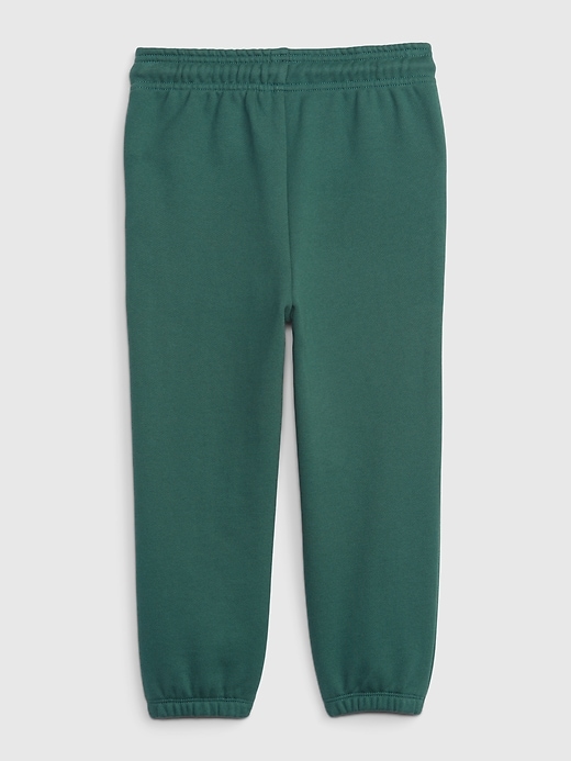 2 of 8 showing, with the color bistro green of product babyGap &#124 Disney Organic Cotton Mickey Mouse Fleece Joggers