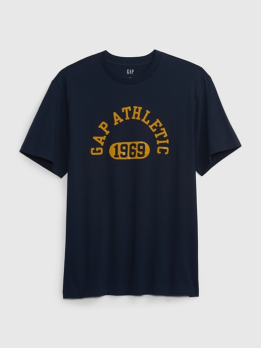 1 of 8 showing, with the color blue of product Gap Athletic T-Shirt