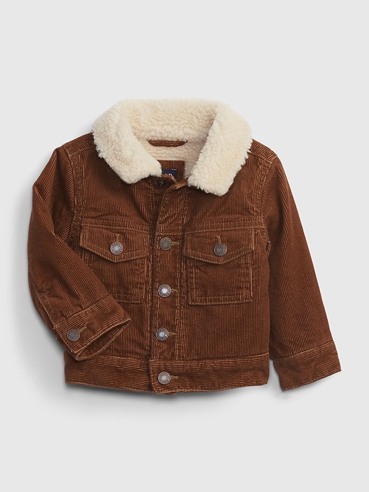 Baby Sherpa-Lined Corduroy Jacket