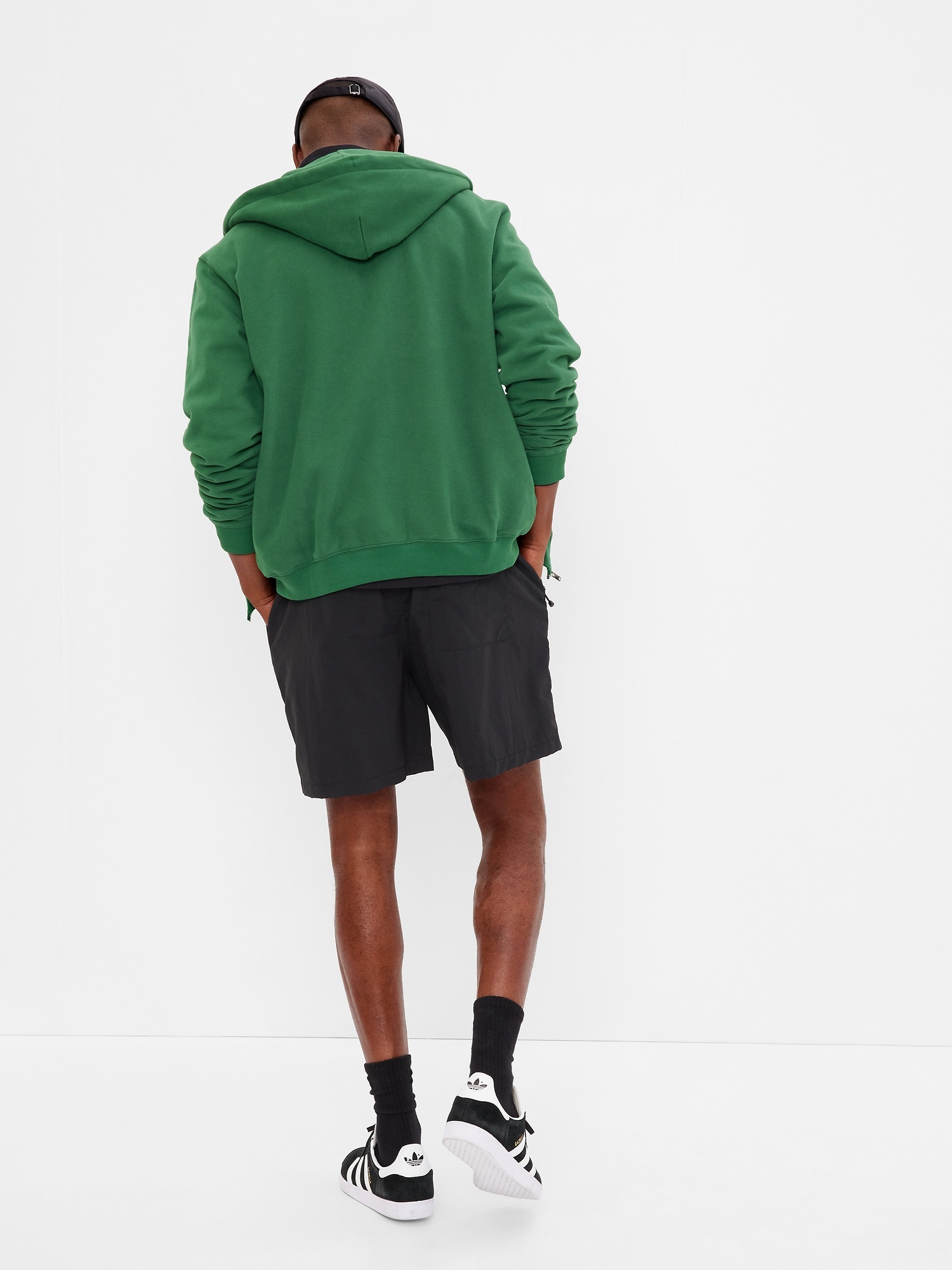 Vintage soft full zip hoodie gap