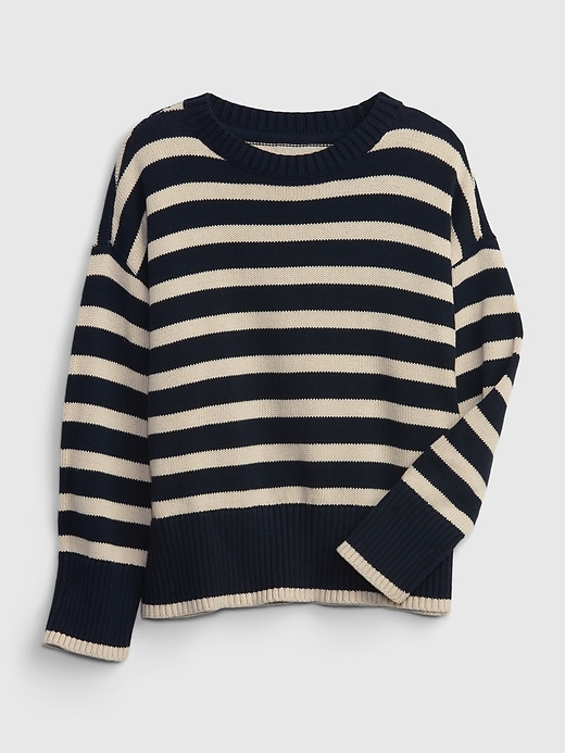 Image number 1 showing, Kids Boxy Striped Sweater
