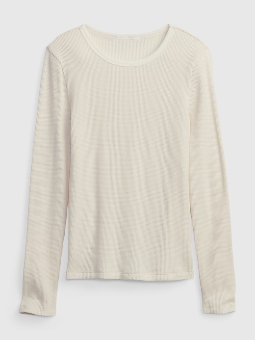 1 of 8 showing, with the color BOULEAU 13-0905 TCX of product Kids Waffle T-Shirt