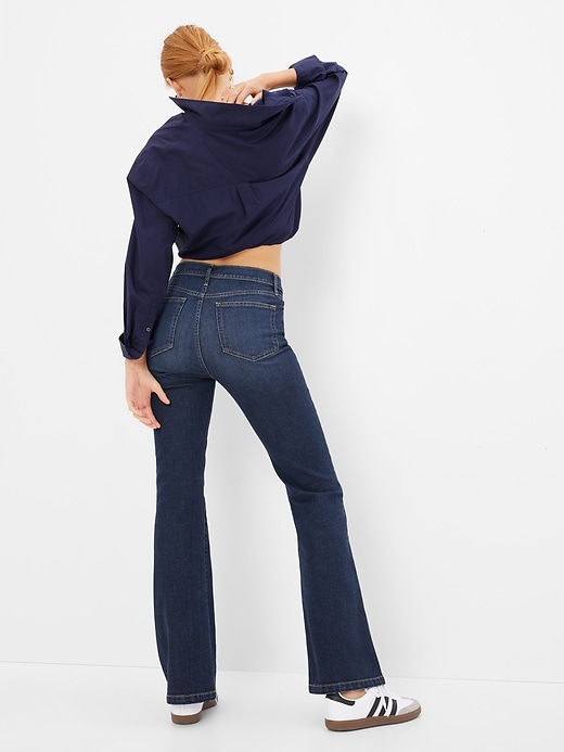 Image number 2 showing, '70s Flare Jeans with Washwell