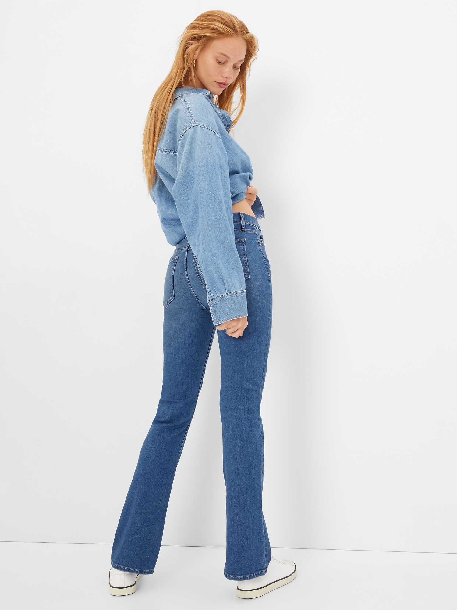 Mid Rise Baby Boot Jeans | Gap