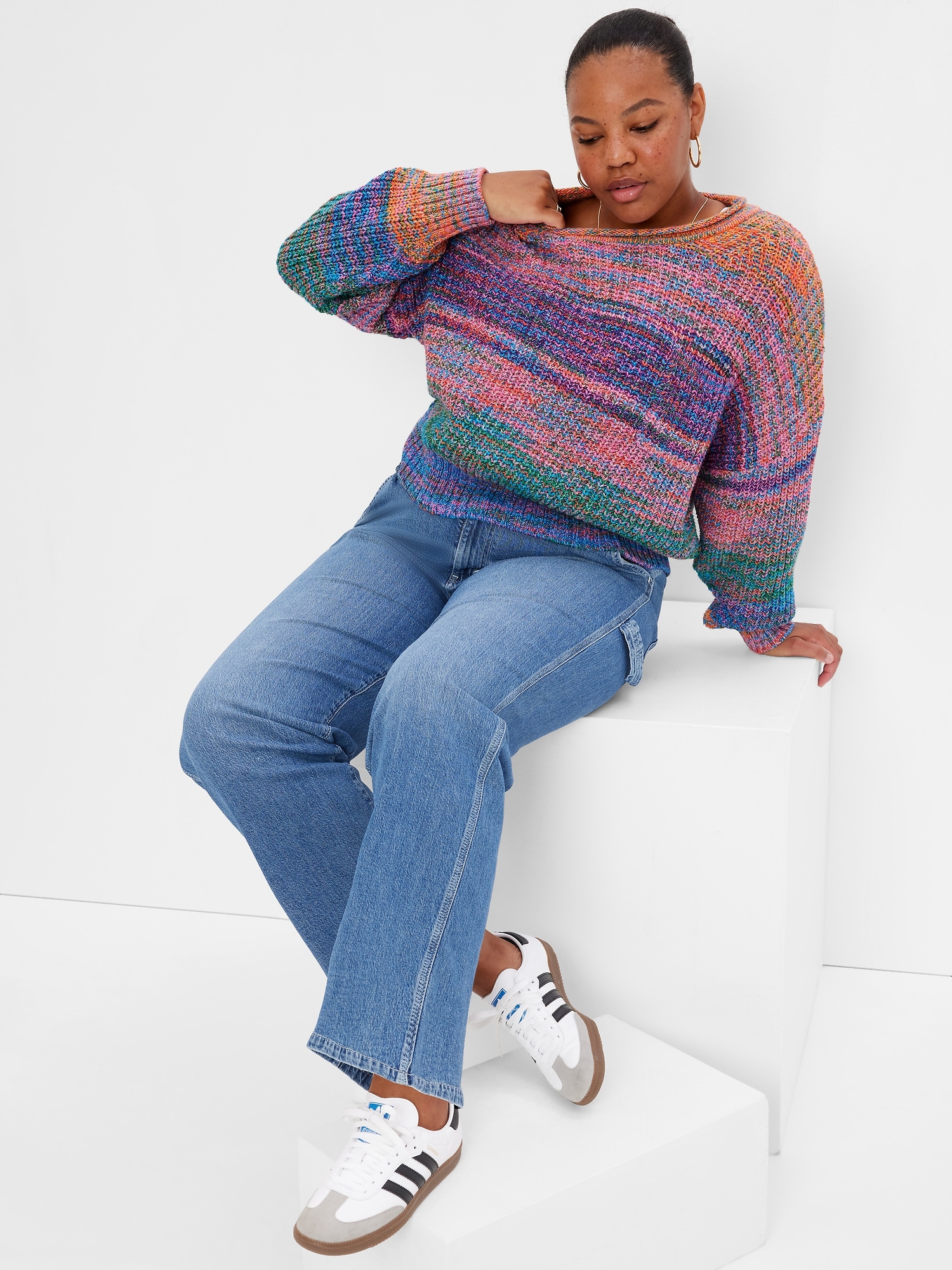 Shaker-Stitch Pocket Sweater | Gap