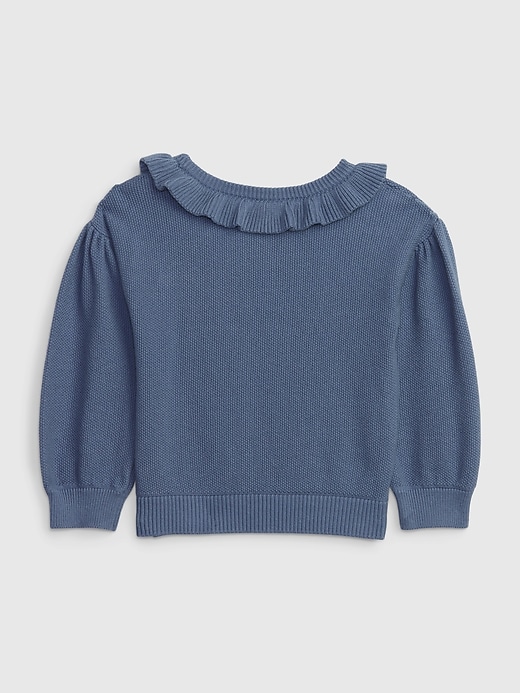Image number 2 showing, Toddler Ruffle Sweater