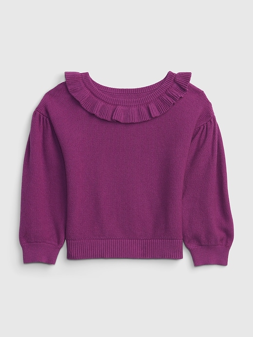 Image number 5 showing, Toddler Ruffle Sweater