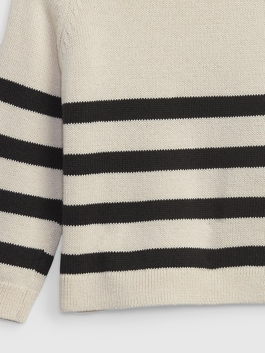 2 of 8 showing, with the color birch beige of product Baby Pocket Sweater