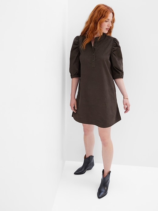 Image number 7 showing, Puff Sleeve Corduroy Mini Dress