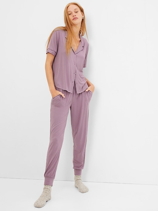 View large product image 1 of 1. LENZING&#153 TENCEL&#153 Modal Pajama Joggers