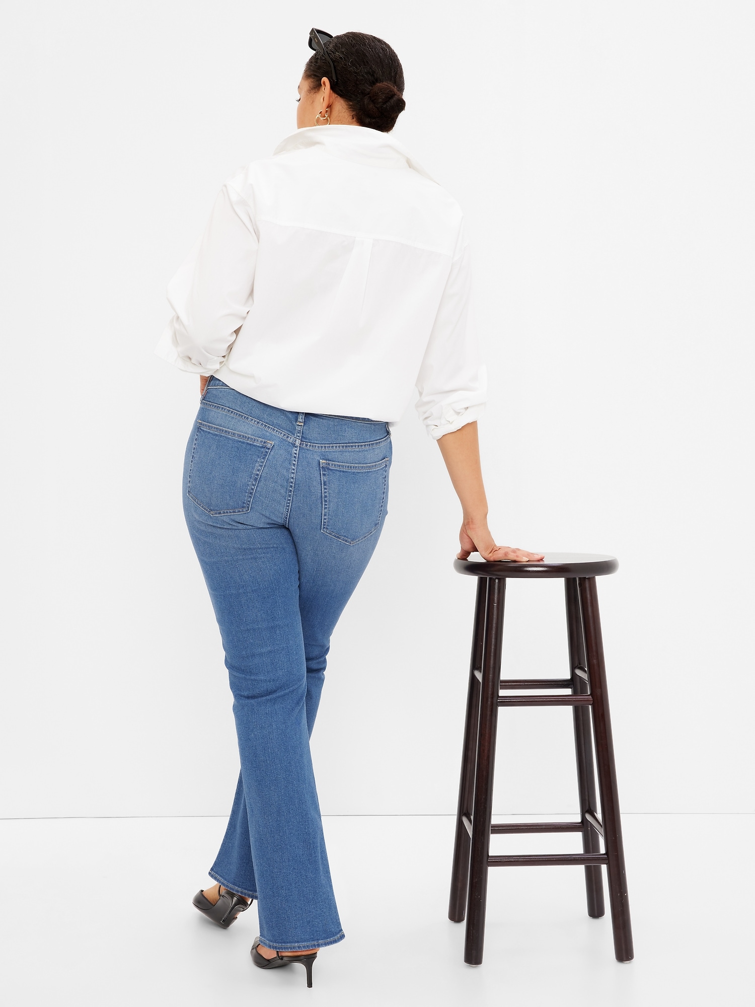 Mid Rise Baby Boot Jeans | Gap