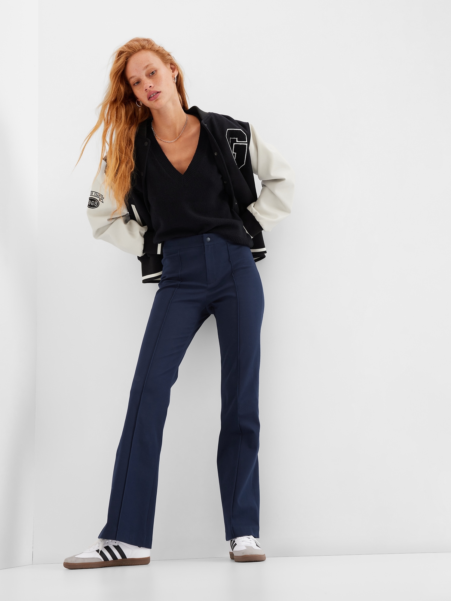 AE Stretch Low-Rise Relaxed Flare Pant