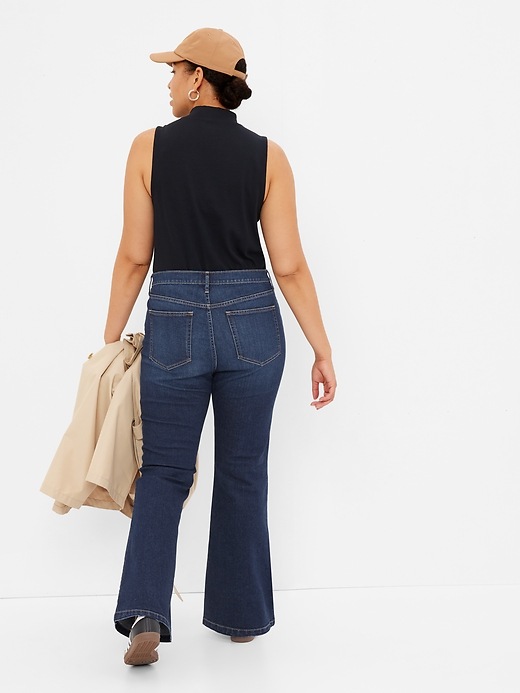 Image number 5 showing, '70s Flare Jeans with Washwell