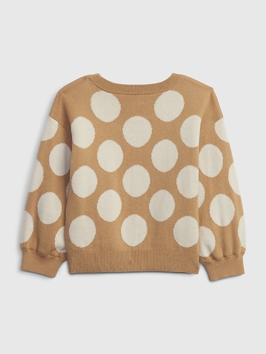 2 of 8 showing, with the color deerfield brown of product Toddler Printed Sweater