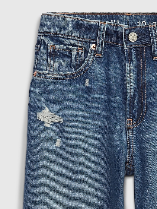 Image number 9 showing, Kids Low Rise Stride Wide-Leg Jeans